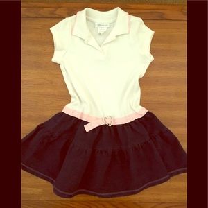 Girls Bonnie Jean denim dress sz 6